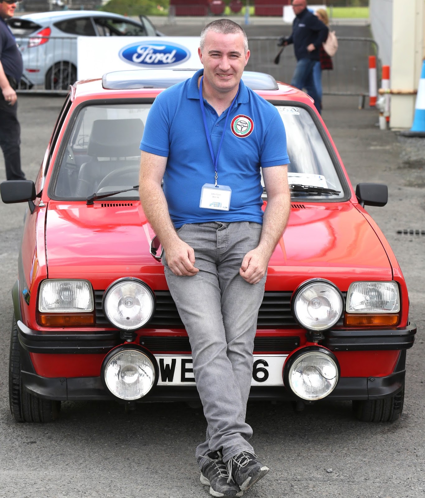 John Egan and Ireland's oldest Fiesta Mk 1 1978.