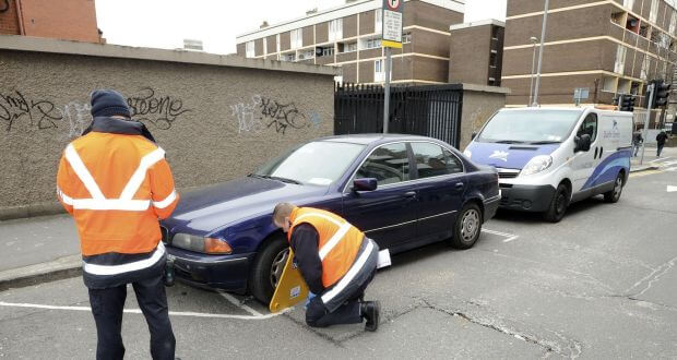 Top 10 clamping streets in Dublin