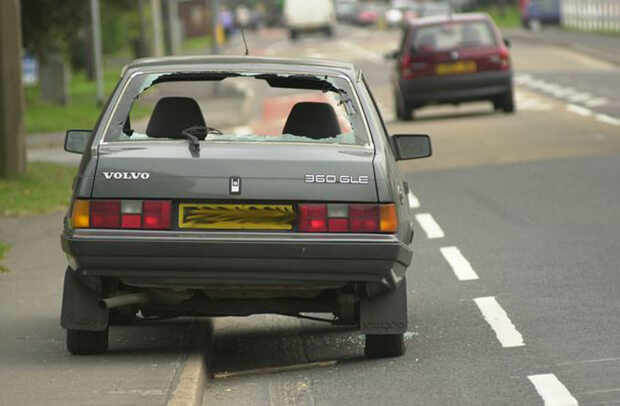 Cars being abandoned on British roads trebles