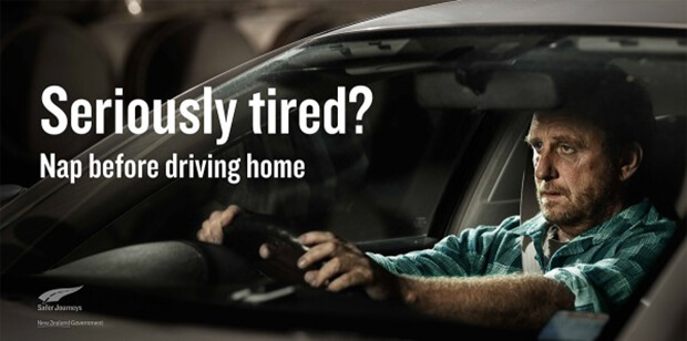 What are the dangers of driving while tired?