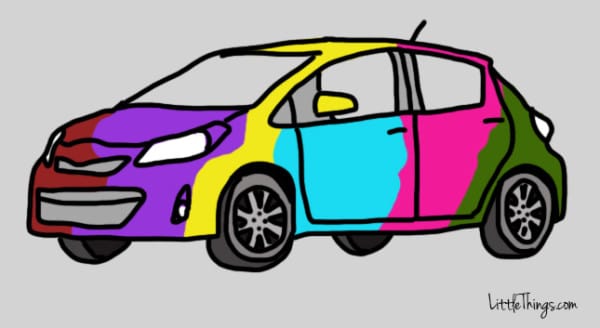 Car colour psychology