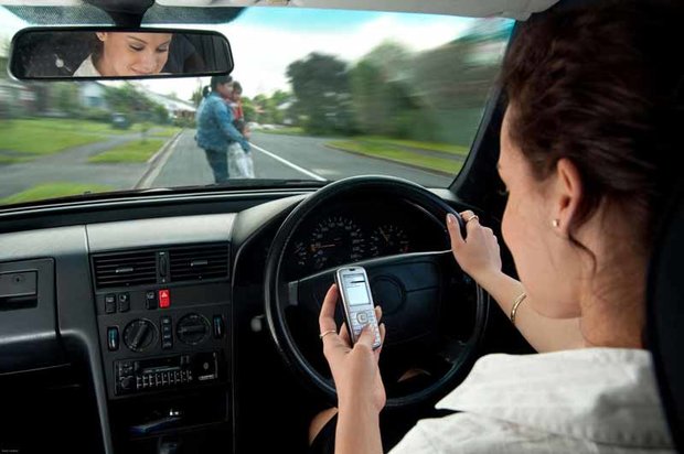 Driver distractions - mobile phones