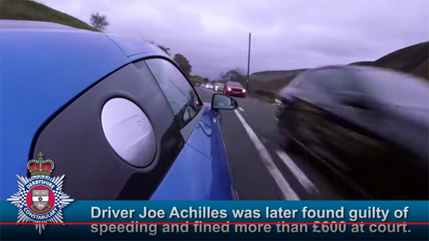WATCH: UK motoring journalist receives a driving conviction for 100 MPH showoff video