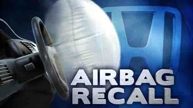 Honda recalls 2.7 million cars over defective airbag inflators