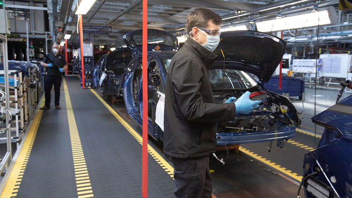 UK new car manufacturing increases by 46.6% as lockdown eases